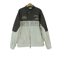 1993 STUDIO 刺繍レタリング ブルゾン オーバーサイズ カジュアル アウター