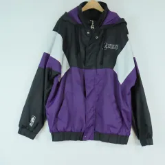 NBA LAKERS レイカーズ ウィンドブレーカー WHO ジップアップ オーバーサイズ アウター