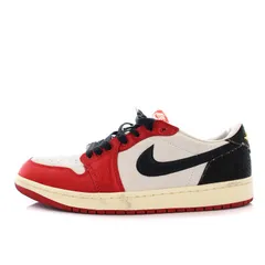 ナイキ NIKE Trophy Room Air Jordan 1 Low OG Sail and Varsity Red エアジョーダン1 ロー OG セイル アンド バーシティレッド スニーカー US10 28cm FN0432-100 /KH