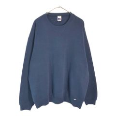 90年代 RUSSELL ATHLETIC ラッセル 無地スウェット ネイビー(メンズ XL)中古 古着 X6112