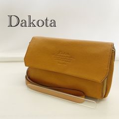 極美品】Dakotaダコタ Amuse アミューズ お財布ショルダー ブラウン 