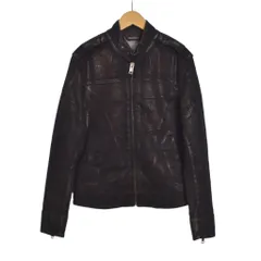 ディーゼル DIESEL D Jei SP NE Jacket コーティングデニムジャケット ブルゾン S 黒 ブラック D-JEI-SP-NE