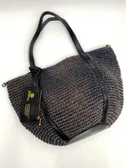 folna フォルナ ユナイテッドアローズ別注 ペーパーレザーハンドル トート バッグ チャコール ■■レディース