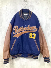 WEGO ウィゴー we22wn08-m0004 ユニセックス メルトン ワッペン スタジャン ジャケット sizeM/ネイビー ■■レディース