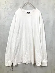 THE NORTH FACE ザノースフェイス nt82135 L/S NUPTSE COTTON TEE Tシャツ sizeL/オフホワイト ■■メンズ