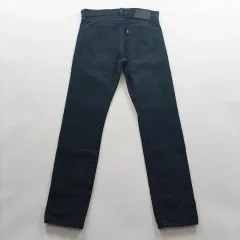 リーバイス デニム ズボン サイズ30 スリム ストレート ブラックデニム メンズ パンツ A9745