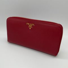 2603-109｜美品｜プラダ 長財布 サフィアーノレザー ブラック - メルカリ