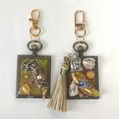 【ハンドメイド】レジン　キーホルダー　チャーム