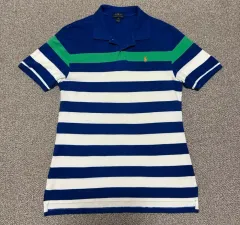S POLO RALPH LAUREN(ポロラルフローレン) ストライプ 半袖 ポロTシャツ