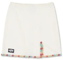 SCULPTOR(スカルプター) y2k フラワー スカート (クリーム)