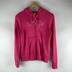 NIKE(ナイキ) スウッシュ ピンク ジップアップパーカー フード付き M 250910