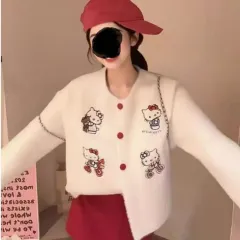 ハローキティ刺繍カーディガン