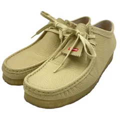 Supreme シュプリーム 25SS × Clarks Reflective Wallabee クラークス リフレクティブ ワラビー レザー モカシン クレープソール シューズ ベージュ系 27.5cm【中古】のサムネイル