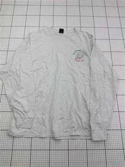 ◇ ⊇ マナスタッシュ MANASTASH ピーター・バゲット コラボ ロングスリーブTシャツ XL グレー系 メンズ E  【1603090021116】