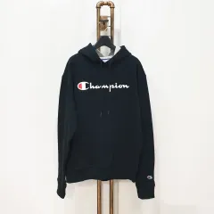 （ JJ28231 ) チャンピオン 裏起毛 フード付きTシャツ M ブラック