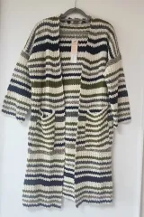 新品) ニット カーディガン ロング丈 Free Size