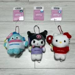 まとめ売り) サンリオ ハンギョドン/クロミ/ハローキティ パーティー 風船 ぬいぐるみ キーホルダー
