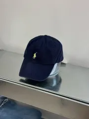 ポロ ラルフローレン ネイビー コットン チノ ベースボールキャップ