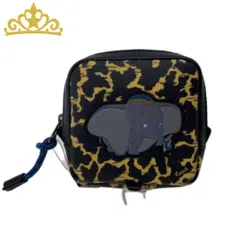 Disney × COACH ダンボ ミニ レザーポーチ コーチ ディズニー