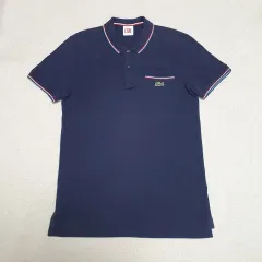 4/レディース L ラコステ ピケ 半袖Tシャツ (実寸必須)