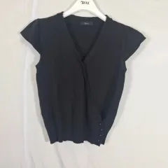 ROEM(ロエム) フレンチスリーブ 半袖ニット 95