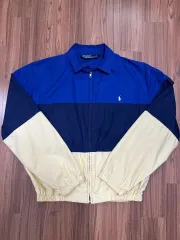 ポロラルフローレン 90s ストライプ ブルゾン ジャケット S
