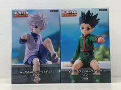 未開封★HUNTERｘHUNTER ハンター×ハンター ぬーどるストッパー フィギュア ゴン/キルア 2種セット 【P4909-008】083