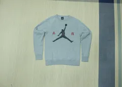 (L/100) ナイキ ジョーダン ジャンプマン グラフィック ブラッシュド クルー