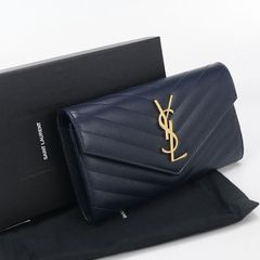 極美品】YVESSAINTLAURENT2つ折り 長財布 クロコダイル調レザー - メルカリ