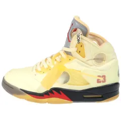 2026年最新】jordan 5 off-white sailの人気アイテム - メルカリ