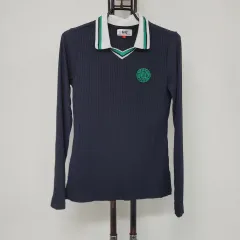 ワック WAAC レディース ポロ Vネック リブ Tシャツ 2