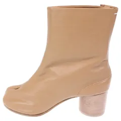 Maison Martin Margiela (メゾンマルタンマルジェラ) TABI ANKLE BOOTS タビブーツ S58WU0246 ロングブーツ ベージュ