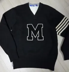 JUNYA WATANABE MAN(ジュンヤワタナベマン) Vネック ニット-スウェットシャツ M