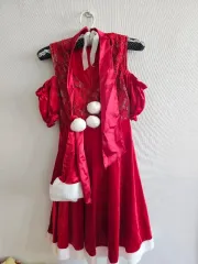 クリスマス サンタコスプレ 衣装 + 帽子 セット 150