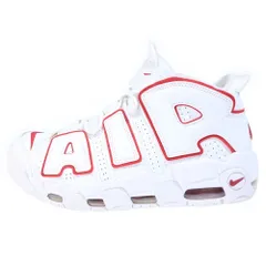 NIKE (ナイキ) AIR MORE UPTEMPO WHITE/VARSITY RED 921948-102 エアモアアップテンポ ハイカットスニーカー ホワイト