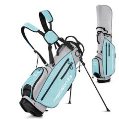 OMNIX GOLFスタンドキャディバック ブルー | Mercari