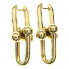 TIFFANY & Co. (ティファニー) K18YG HardWear ハードウェア ラージリンクピアス イエローゴールド