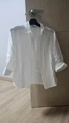 ザラ公式ホームページ購入正規品リネンシャツ レディース