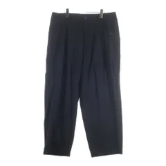 Yohji Yamamoto POUR HOMME (ヨウジヤマモト プールオム) 21AW ウ-ルギャバ N-2タック中太パンツ ブラック HX-P19-100のサムネイル