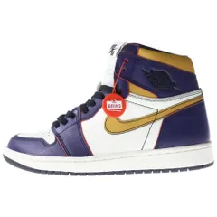 NIKE (ナイキ) AIR JORDAN 1 RETRO HIGH LA TO CHICAGO エアジョーダン1 エルエー トゥー シカゴ ハイカットスニーカー イエロー/パープル US10/28.0cm CD6578-507