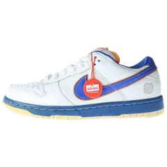 NIKE SB (ナイキエスビー) 【観賞用 2004年製】 ×MEDICOM TOY 1st DUNK LOW PRO 304292-142 メディコムトイ ダンク ローカットスニーカー US8.5/26.5cm ホワイト