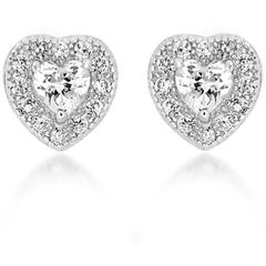 Swarovski Una ハートピアス クリスタル シルバー 5625535 - メルカリ