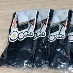 メンズ用 つま先靴下 黒 ミドル丈 7足 まとめ売り