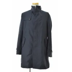 【COMMECAISM】47-20MN01 ヘリンボーン スタンドコート ライナー付きコート