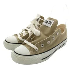コンバース CONVERSE キャンバス オールスター CANVAS ALL STAR スニーカー シューズ 23.0cm ベージュ 1CL129 /AN32 ■MU