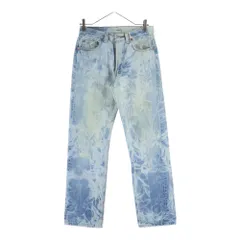 Levi's (リーバイス) 80-90S 501ボタン裏刻印546 スモールe ブリーチ デニムパンツ インディゴ/ホワイト