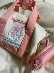 マイメロディ ミニバッグ + コインケース キーホルダー