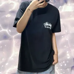 STUSSY(ステューシー) ロサンゼルス 半袖 Tシャツ 黒 M