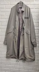 A3591 オーバーサイズ ロングジャケット (メンズ) 女性用)