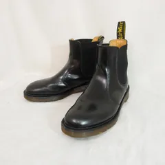 Dr.Martens (7.5) イングランド製 チェルシー ブーツ サイドゴア レザー ENGLAND ドクターマーチン B2976 黒 K3-98